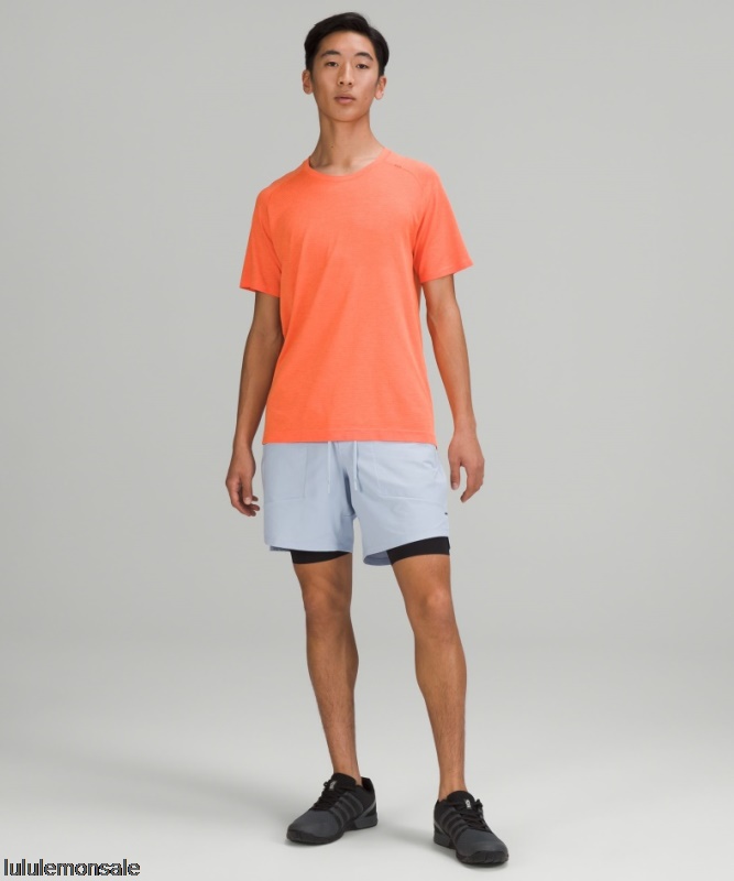 Lululemon Deutschland DELULU765 | Metal Vent Tech Kurzarmshirt 20 Warm Coral